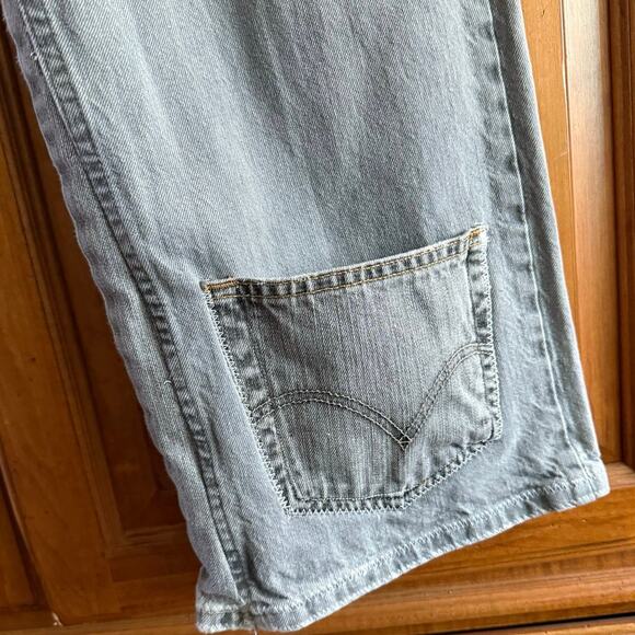 LEE vintage jeans relaxed fit REWORKED upcycled modified re worked 38 x 30 mens - Picture 3 of 16